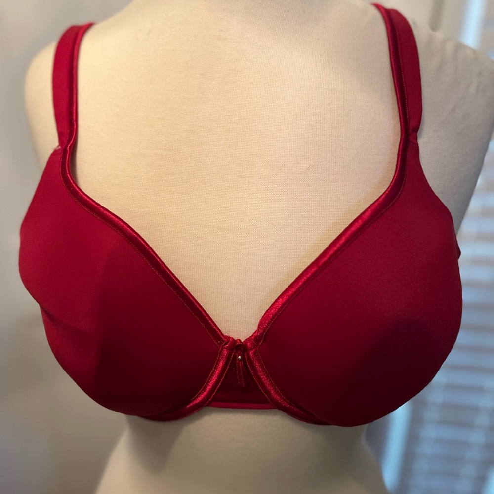 Vanity Fair Bold Red Bra With underwire